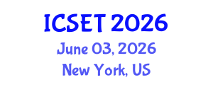 International Conference on Software Engineering and Technology (ICSET) June 03, 2026 - New York, United States