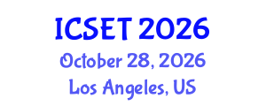 International Conference on Software Engineering and Technology (ICSET) October 28, 2026 - Los Angeles, United States