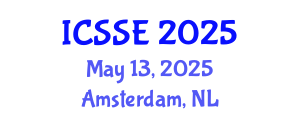 International Conference on Software Science and Engineering (ICSSE) May 13, 2025 - Amsterdam, Netherlands