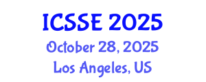 International Conference on Software Science and Engineering (ICSSE) October 28, 2025 - Los Angeles, United States