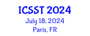International Conference on Software Science and Technology (ICSST) July 18, 2024 - Paris, France