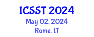 International Conference on Software Science and Technology (ICSST) May 02, 2024 - Rome, Italy