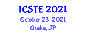 International Conference on Software Technology and Engineering (ICSTE) October 23, 2021 - Osaka, Japan