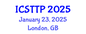 International Conference on Software Testing, Types and Process (ICSTTP) January 23, 2025 - London, United Kingdom