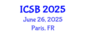 International Conference on Soil Biodiversity (ICSB) June 26, 2025 - Paris, France International Conference on Soil Biodiversity (ICSB) June 26, 2025 - Paris, France
