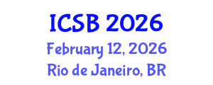 International Conference on Soil Biodiversity (ICSB) February 12, 2026 - Rio de Janeiro, Brazil International Conference on Soil Biodiversity (ICSB) February 12, 2026 - Rio de Janeiro, Brazil