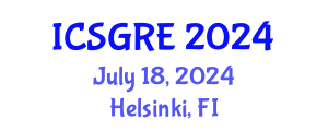 International Conference on Soil, Groundwater Remediation and Excavation (ICSGRE) July 18, 2024 - Helsinki, Finland