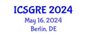 International Conference on Soil, Groundwater Remediation and Excavation (ICSGRE) May 16, 2024 - Berlin, Germany
