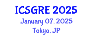 International Conference on Soil, Groundwater Remediation and Excavation (ICSGRE) January 07, 2025 - Tokyo, Japan