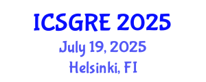 International Conference on Soil, Groundwater Remediation and Excavation (ICSGRE) July 19, 2025 - Helsinki, Finland