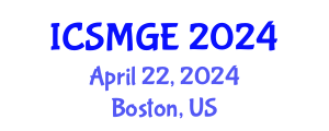 International Conference on Soil Mechanics and Geotechnical Engineering (ICSMGE) April 22, 2024 - Boston, United States