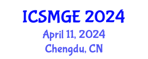 International Conference on Soil Mechanics and Geotechnical Engineering (ICSMGE) April 11, 2024 - Chengdu, China
