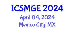 International Conference on Soil Mechanics and Geotechnical Engineering (ICSMGE) April 04, 2024 - Mexico City, Mexico