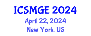 International Conference on Soil Mechanics and Geotechnical Engineering (ICSMGE) April 22, 2024 - New York, United States