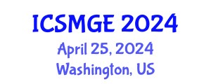 International Conference on Soil Mechanics and Geotechnical Engineering (ICSMGE) April 25, 2024 - Washington, United States