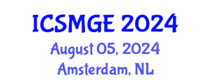 International Conference on Soil Mechanics and Geotechnical Engineering (ICSMGE) August 05, 2024 - Amsterdam, Netherlands