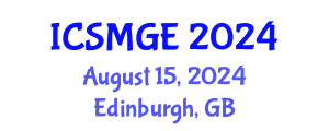 International Conference on Soil Mechanics and Geotechnical Engineering (ICSMGE) August 15, 2024 - Edinburgh, United Kingdom