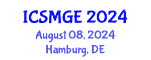 International Conference on Soil Mechanics and Geotechnical Engineering (ICSMGE) August 08, 2024 - Hamburg, Germany