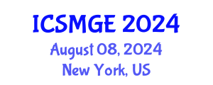 International Conference on Soil Mechanics and Geotechnical Engineering (ICSMGE) August 08, 2024 - New York, United States