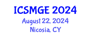 International Conference on Soil Mechanics and Geotechnical Engineering (ICSMGE) August 22, 2024 - Nicosia, Cyprus