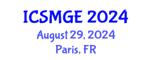 International Conference on Soil Mechanics and Geotechnical Engineering (ICSMGE) August 29, 2024 - Paris, France