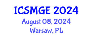 International Conference on Soil Mechanics and Geotechnical Engineering (ICSMGE) August 08, 2024 - Warsaw, Poland