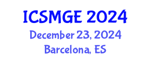 International Conference on Soil Mechanics and Geotechnical Engineering (ICSMGE) December 23, 2024 - Barcelona, Spain