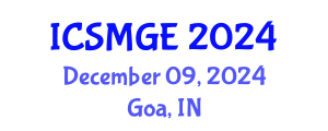 International Conference on Soil Mechanics and Geotechnical Engineering (ICSMGE) December 09, 2024 - Goa, India