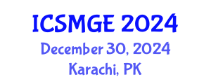 International Conference on Soil Mechanics and Geotechnical Engineering (ICSMGE) December 30, 2024 - Karachi, Pakistan