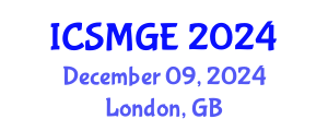International Conference on Soil Mechanics and Geotechnical Engineering (ICSMGE) December 09, 2024 - London, United Kingdom