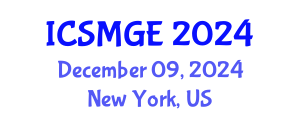 International Conference on Soil Mechanics and Geotechnical Engineering (ICSMGE) December 09, 2024 - New York, United States