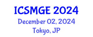 International Conference on Soil Mechanics and Geotechnical Engineering (ICSMGE) December 02, 2024 - Tokyo, Japan