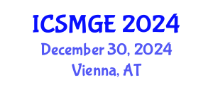 International Conference on Soil Mechanics and Geotechnical Engineering (ICSMGE) December 30, 2024 - Vienna, Austria