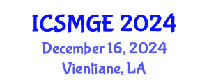 International Conference on Soil Mechanics and Geotechnical Engineering (ICSMGE) December 16, 2024 - Vientiane, Laos