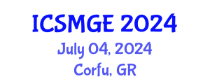 International Conference on Soil Mechanics and Geotechnical Engineering (ICSMGE) July 04, 2024 - Corfu, Greece