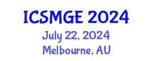 International Conference on Soil Mechanics and Geotechnical Engineering (ICSMGE) July 22, 2024 - Melbourne, Australia
