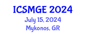 International Conference on Soil Mechanics and Geotechnical Engineering (ICSMGE) July 15, 2024 - Mykonos, Greece