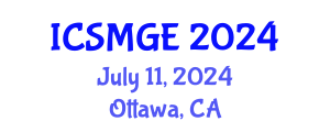 International Conference on Soil Mechanics and Geotechnical Engineering (ICSMGE) July 11, 2024 - Ottawa, Canada