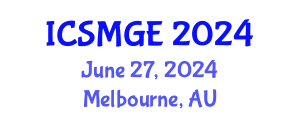International Conference on Soil Mechanics and Geotechnical Engineering (ICSMGE) June 27, 2024 - Melbourne, Australia