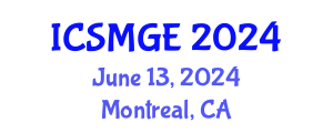 International Conference on Soil Mechanics and Geotechnical Engineering (ICSMGE) June 13, 2024 - Montreal, Canada