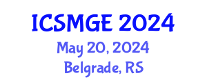 International Conference on Soil Mechanics and Geotechnical Engineering (ICSMGE) May 20, 2024 - Belgrade, Serbia