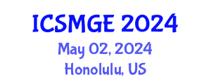 International Conference on Soil Mechanics and Geotechnical Engineering (ICSMGE) May 02, 2024 - Honolulu, United States