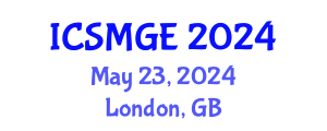 International Conference on Soil Mechanics and Geotechnical Engineering (ICSMGE) May 23, 2024 - London, United Kingdom