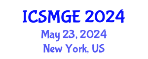 International Conference on Soil Mechanics and Geotechnical Engineering (ICSMGE) May 23, 2024 - New York, United States