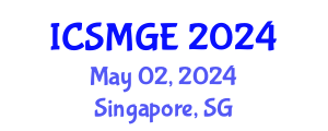 International Conference on Soil Mechanics and Geotechnical Engineering (ICSMGE) May 02, 2024 - Singapore, Singapore