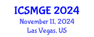 International Conference on Soil Mechanics and Geotechnical Engineering (ICSMGE) November 11, 2024 - Las Vegas, United States