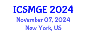 International Conference on Soil Mechanics and Geotechnical Engineering (ICSMGE) November 07, 2024 - New York, United States
