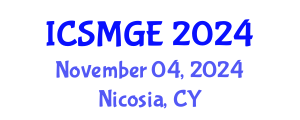 International Conference on Soil Mechanics and Geotechnical Engineering (ICSMGE) November 04, 2024 - Nicosia, Cyprus