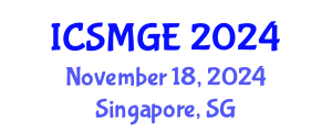 International Conference on Soil Mechanics and Geotechnical Engineering (ICSMGE) November 18, 2024 - Singapore, Singapore