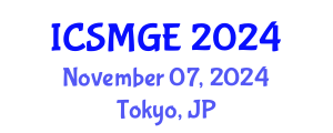 International Conference on Soil Mechanics and Geotechnical Engineering (ICSMGE) November 07, 2024 - Tokyo, Japan